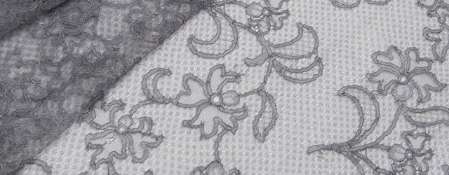 Chantilly lace fabric