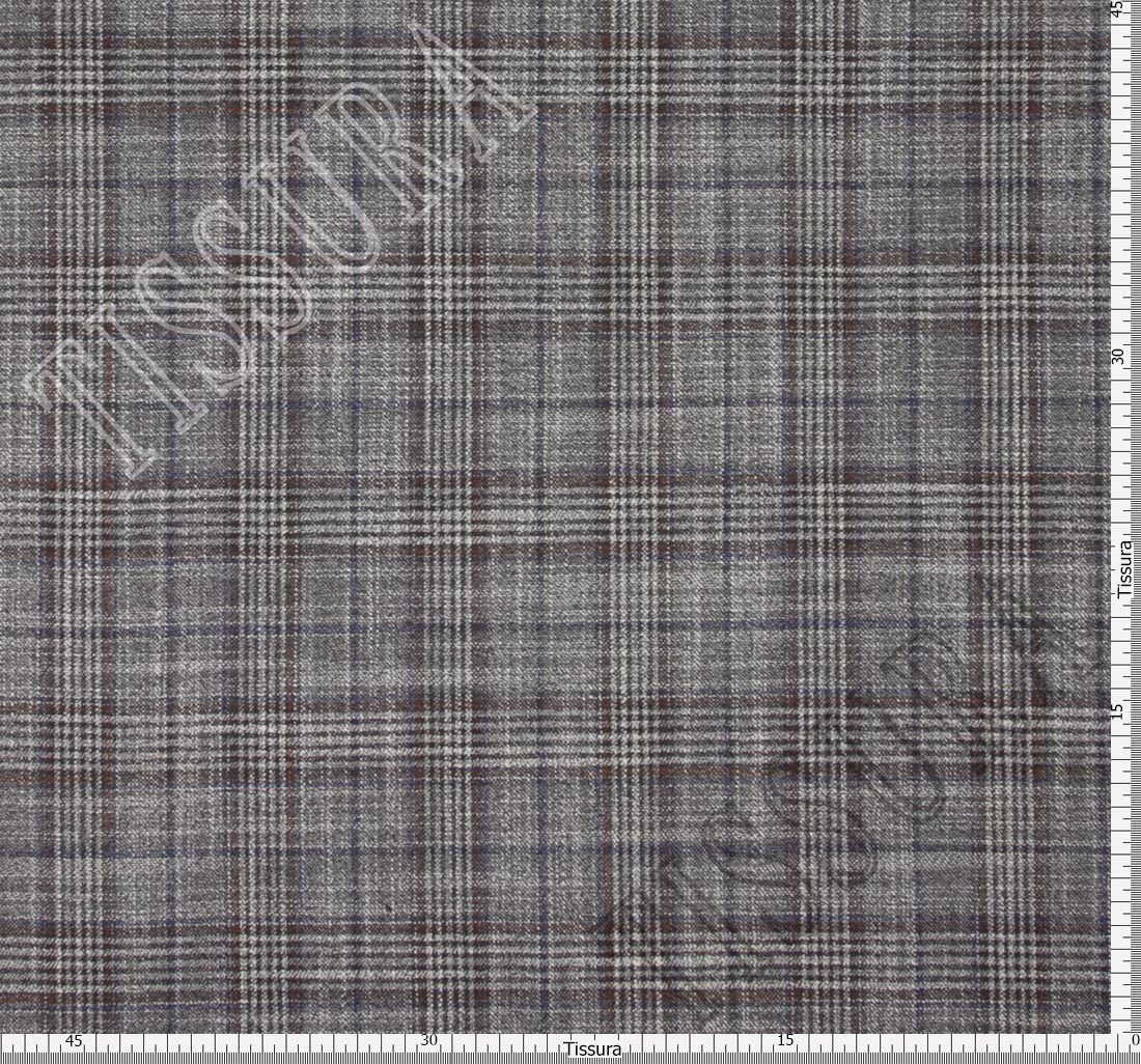 Worsted Houndstooth Pattern Silk Blends Wool Fabric,Purple&Black Check and  Plaid,62 Width,Sewing for Suits,Pants,Craft by The Yard