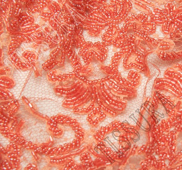 Embroidered Chantilly Lace Trim #4