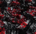 Floral Applique Embroidered Tulle
 #4
