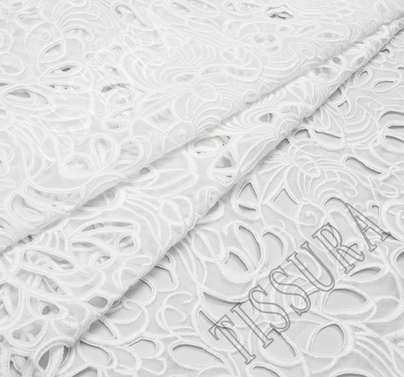 Embroidered Cutwork Organza #1