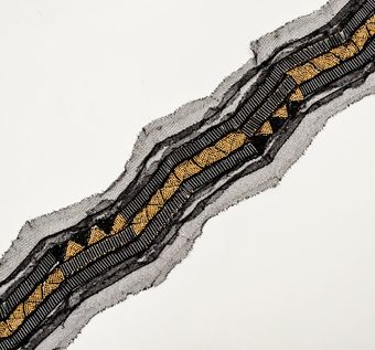 Embroidered Tulle Trim: 79% Off for Embroidered Exclusive Fashion Trimmings from France by Sophie Hallette Embroidered Tulle Trim #1