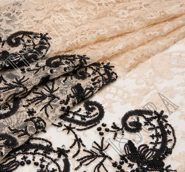 Embroidered Chantilly Lace #1