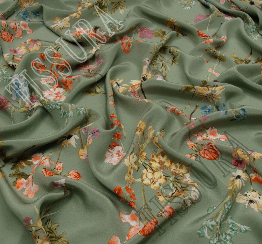 Silk Crepe de Chine Fabric: 100% Silk Fabrics from Italy, SKU 00067504 ...