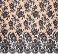 Lace Appliqued Boucle Fabric #3