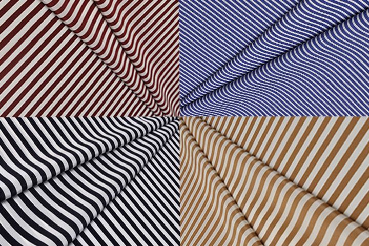 striped cotton fabrics