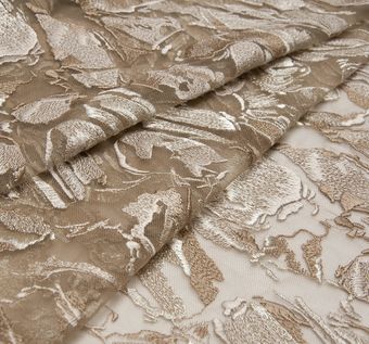 Embroidered Tulle Fabric: 59% Off for Exclusive Fabrics from Italy by Aldo Bianchi Embroidered Tulle #1