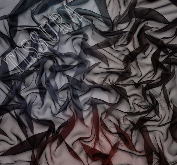 Ombre Silk Chiffon #1