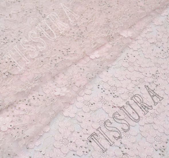 Unique Swarovski Appliqued Chantilly Lace #1