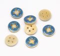 Enamel Horn Buttons #3