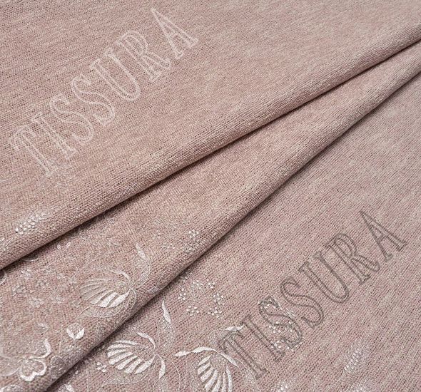 Embroidered Melange Fabric #1