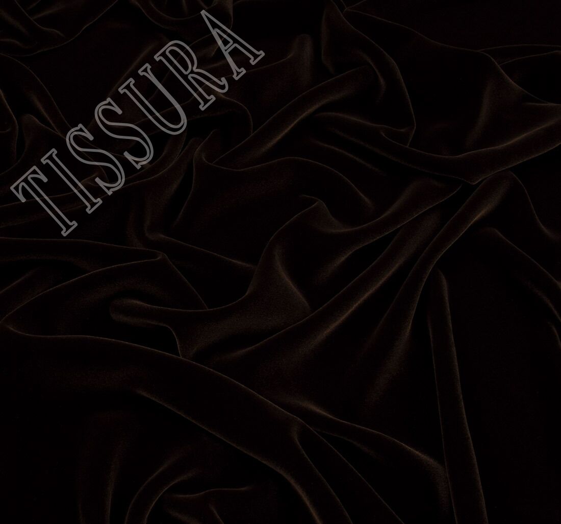Silk Velvet Fabric Fabrics from France by BoutonRenaud, SKU 00070373