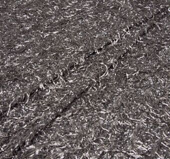 Sequined Fringe Tulle Fabric: 39% Off for Exclusive Fabrics from India Sequined Fringe Tulle #1