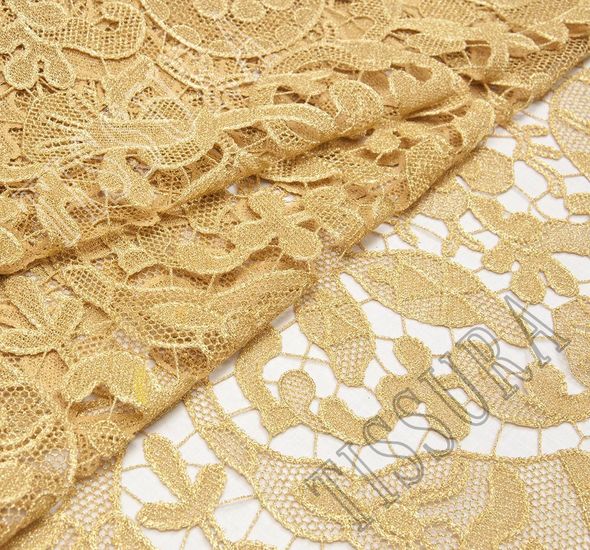 Golden Guipure Lace #1