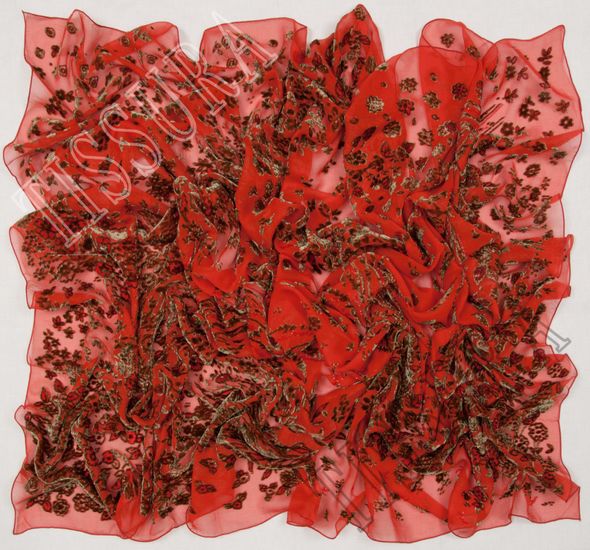 Velvet Devore Shawl #1