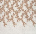 Lace Appliqued Boucle Fabric #3