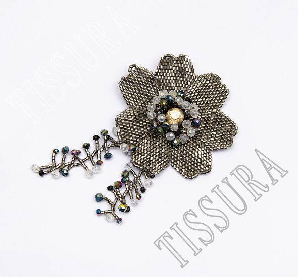 Bead & Rhinestone Patch #1