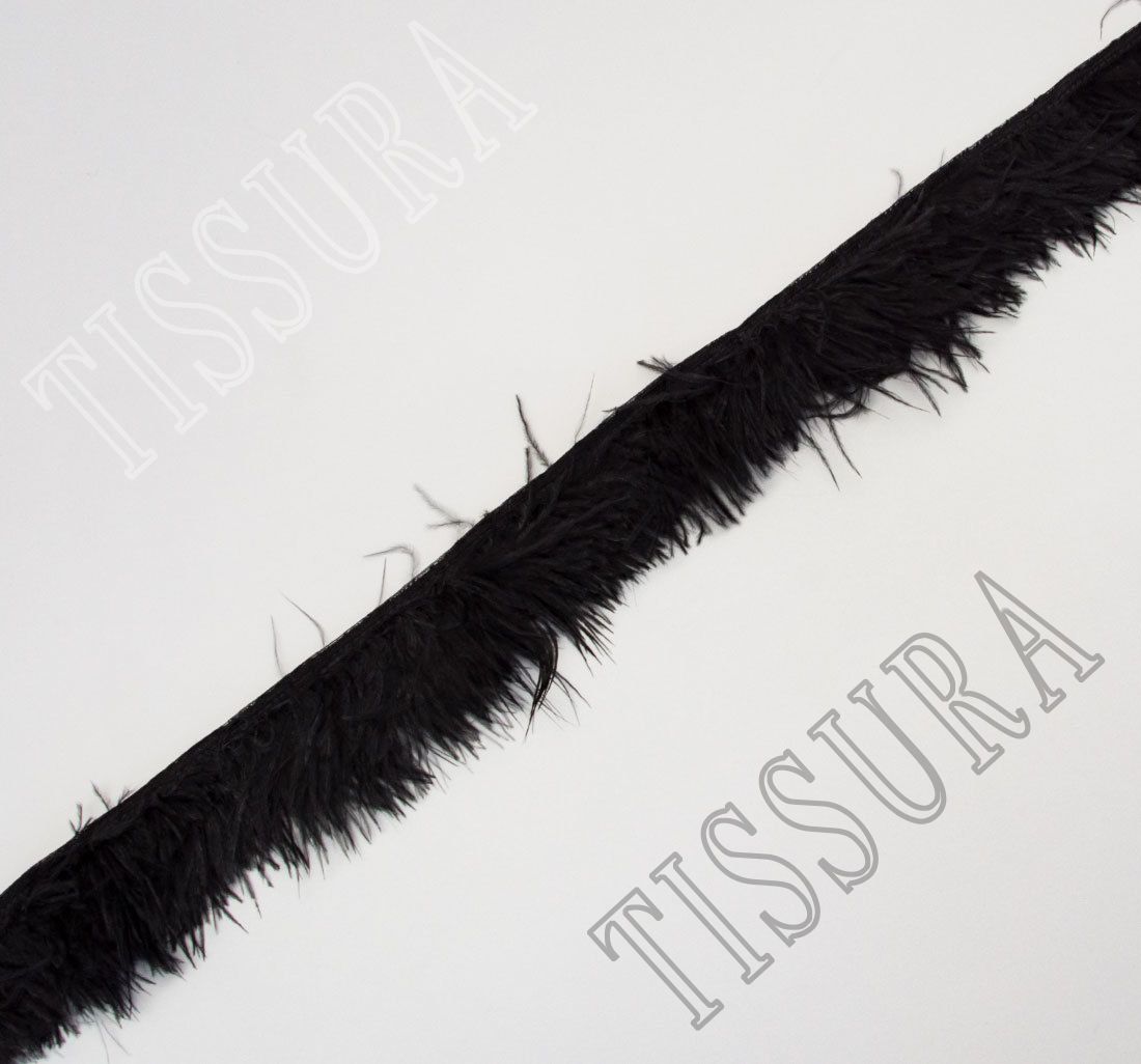 Ostrich Feather Trim: Feather Trimmings By Type from Italy, SKU