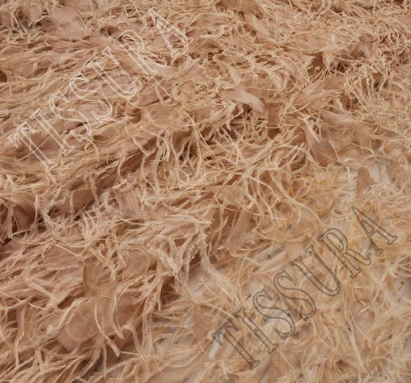 Feather Embroidered Tulle #1