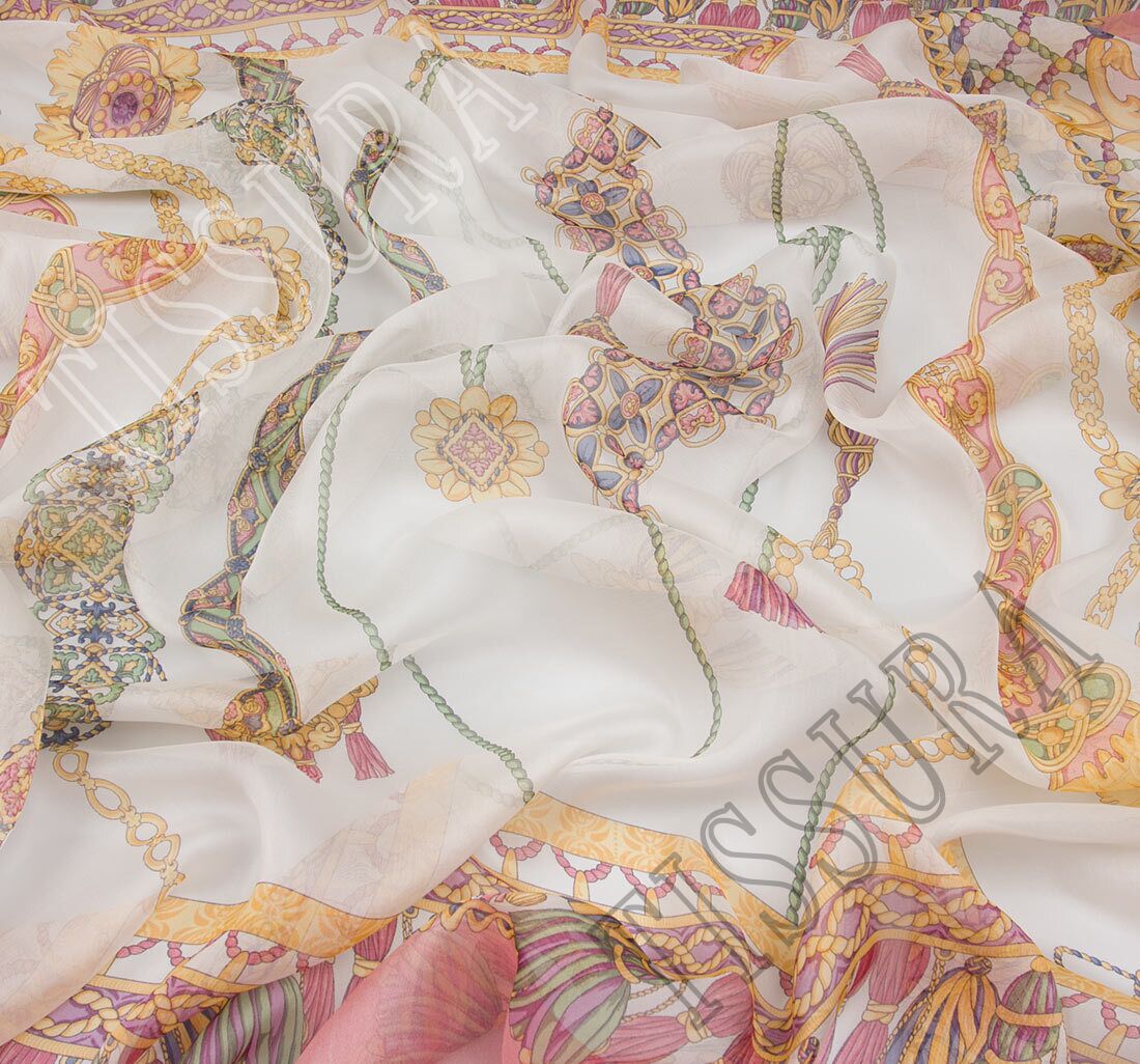 Silk Chiffon Fabric: 100% Silk Fabrics from Italy, SKU 00066066 at $84 —  Buy Silk Fabrics Online