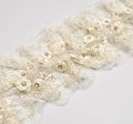 Rhinestone Applique Lace Trim  #4