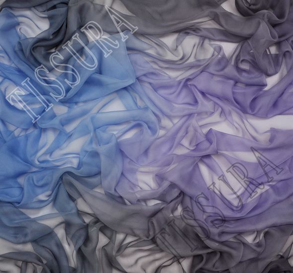 Ombre Silk Chiffon #1