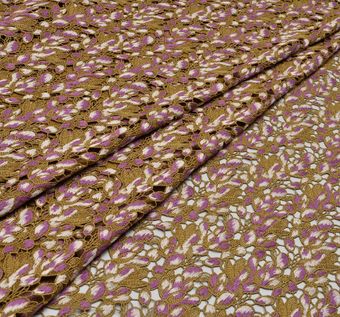 Embroidered Guipure Lace #1