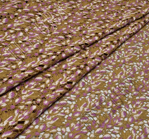 Embroidered Guipure Lace #1