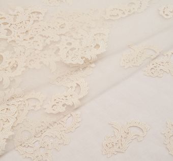 Silk Organza Fabric: 100% Silk Fabrics from France by Belinac, SKU 00026155  at $64 — Buy Silk Fabrics Online