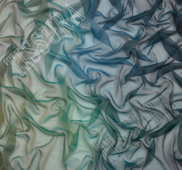 Ombre Silk Chiffon #1
