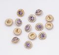 Rhinestone Buttons #3