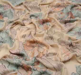 Fil Coupe Silk Chiffon #1