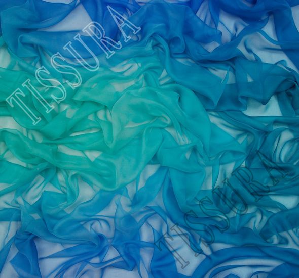 Ombre Silk Chiffon #1