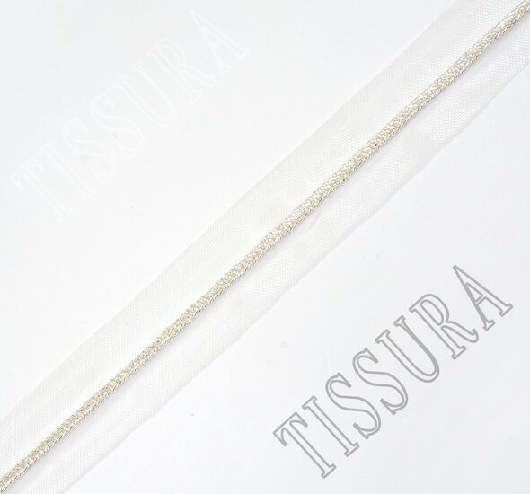 Embroidered Tulle Trim #1