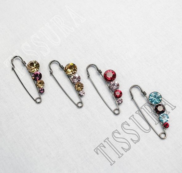 Rhinestone Pin Brooch #1