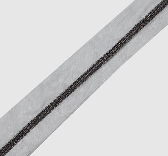 Embroidered Tulle Trim #1