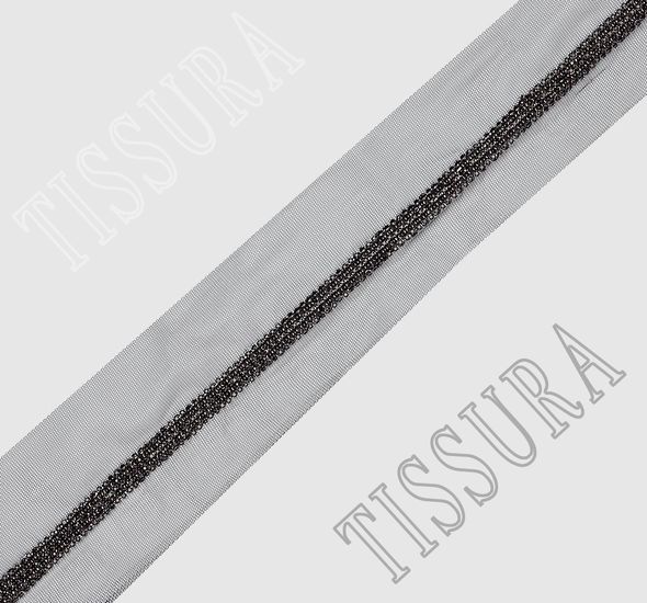 Embroidered Tulle Trim #1