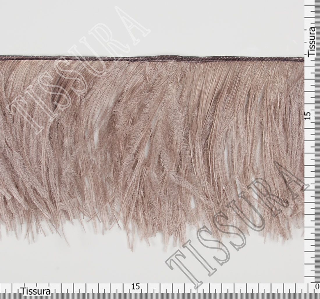 Ostrich Feather Trim: Fashion Feather Trimmings from Italy, SKU 00072866 at  $75 — Buy Luxury Fabrics Online