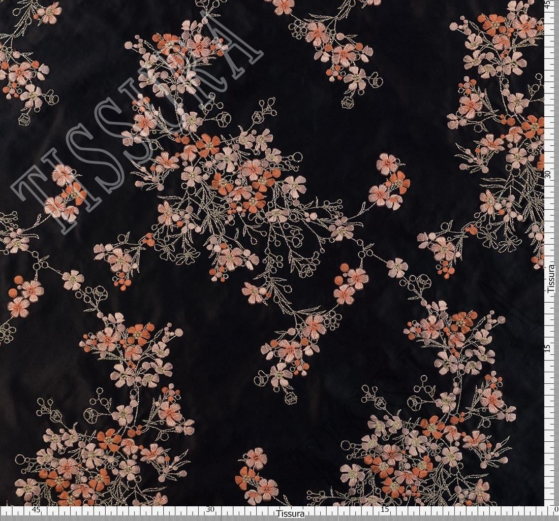 Designer Embroidered Silk Duchesse Fabric: Exclusive Fabrics from Austria  by HOH, SKU 00060741 at $62100 — Buy Luxury Fabrics Online