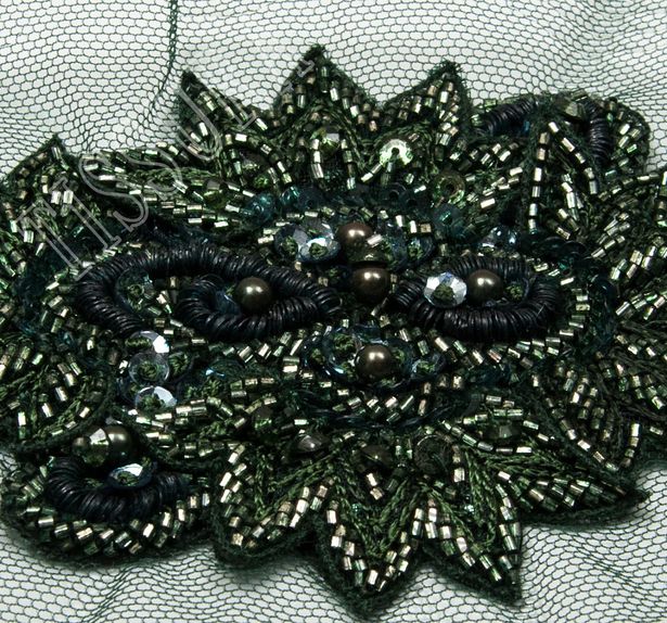 Embroidered Botanical Patch #3