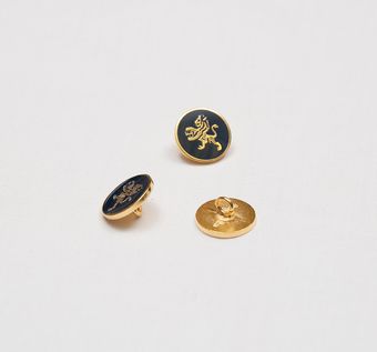 Metal Buttons Fabric: Fabrics from Italy Metal Buttons #1