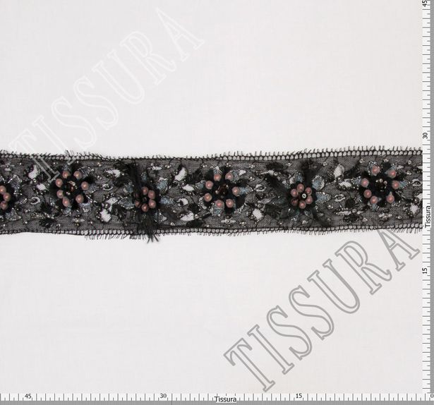 Beaded Chantilly Lace Trim #2