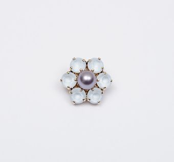 Rhinestone Buttons: Rhinestones Floral Exclusive Buttons from Italy by Secondo Stefano Pavese Rhinestone Buttons #1
