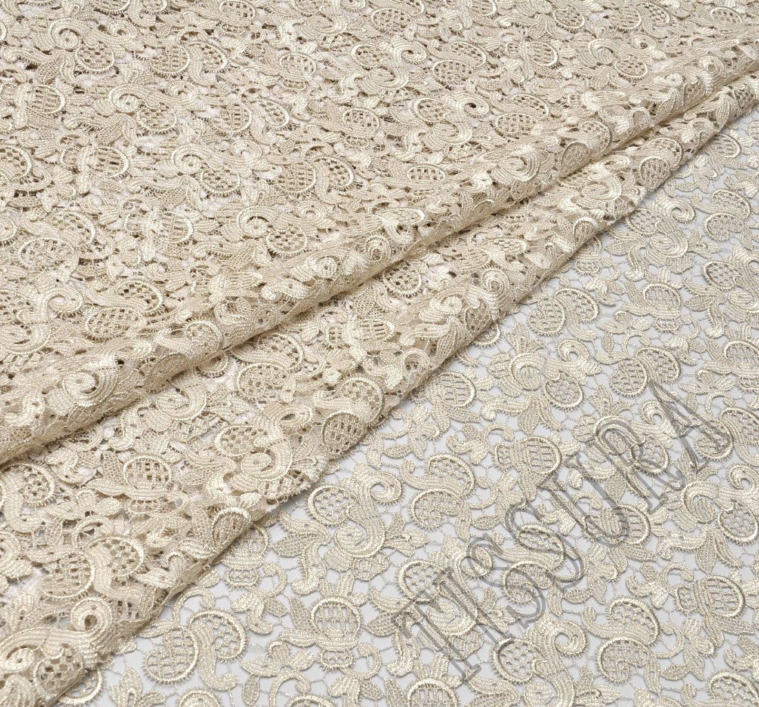 Swarovski Appliqued Guipure Lace Fabric: Exclusive Fabrics from Switzerland  by Forster Rohner, SKU 00056094 at $99500 — Buy Lace Fabrics Online