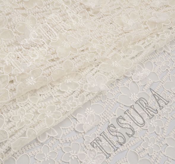 Floral Applique Organza #1