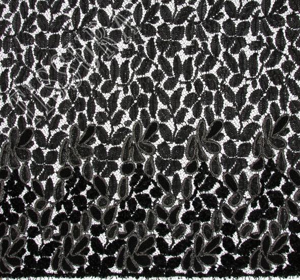 Embroidered Sequined Lace #1