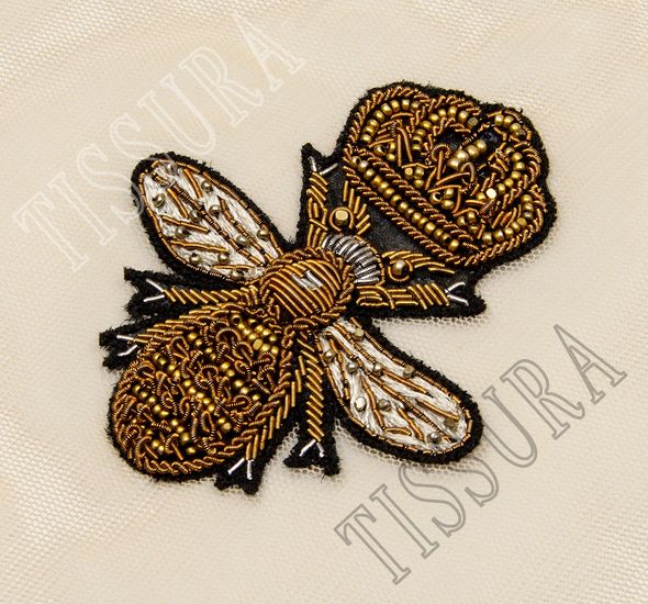 Beaded Embroidered Patch #1