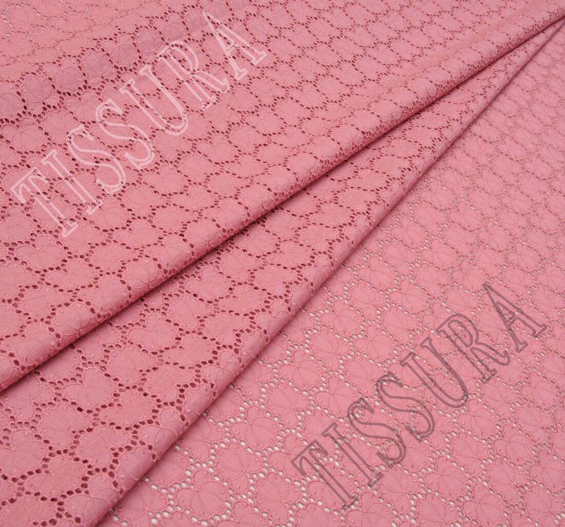 Embroidered Cotton Fabric 100 Cotton Fabrics from Italy by Aldo