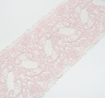Embroidered Chantilly Lace Trim: 59% Off for Chantilly Embroidered Exclusive Trimmings from Italy by Ruffo Coli Embroidered Chantilly Lace Trim #1