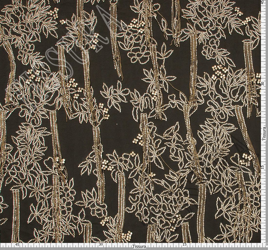 Rhinestone Embroidered Tulle Fabric: Fabrics from India, SKU 00071611 at  $940 — Buy Luxury Fabrics Online